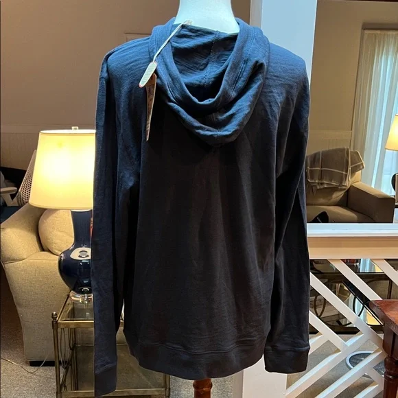 Faherty Men's Dark Blue Hoodie - Picture 2 of 6